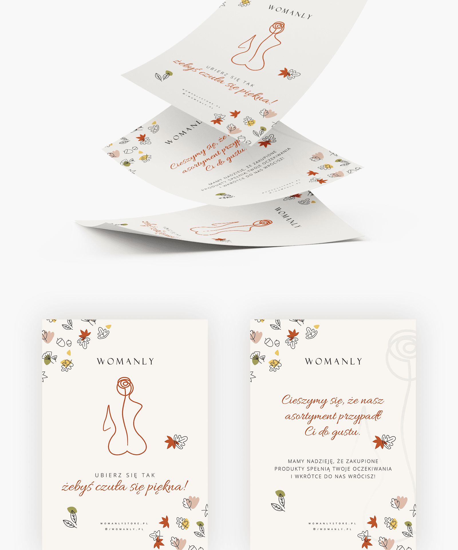 Womanlystore.pl - ulotka jesienna