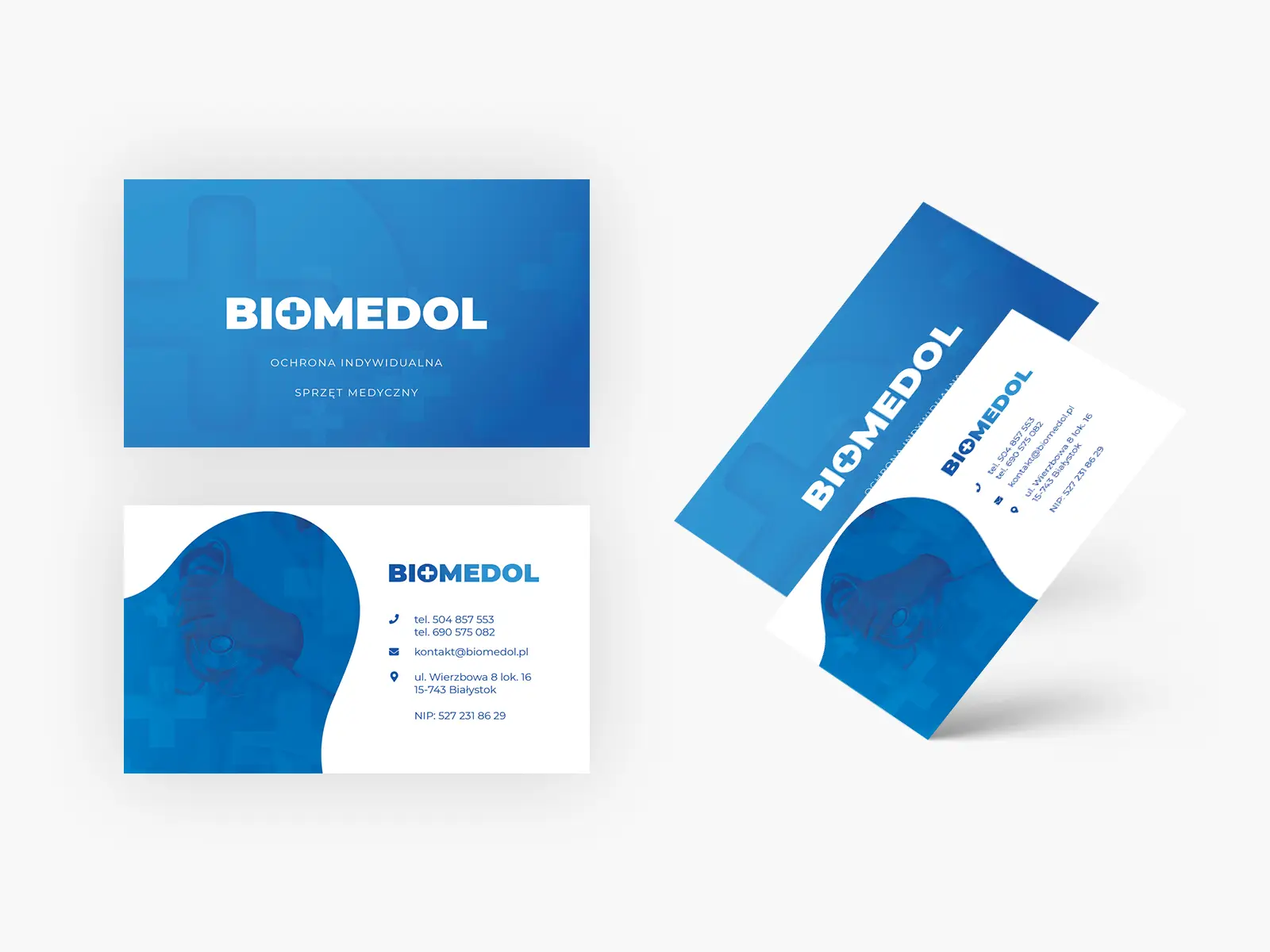 Projekt wizytówki Białystok